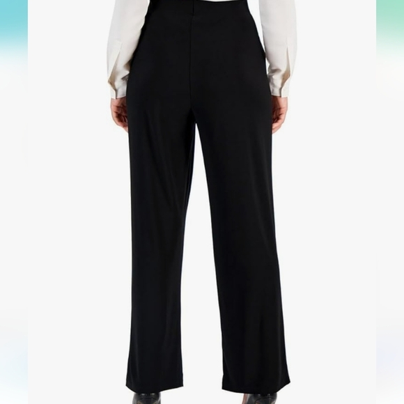 Anne Klein Pull On  Knit Black Trouser Dress Pants Size 2x NWT. - Picture 2 of 11